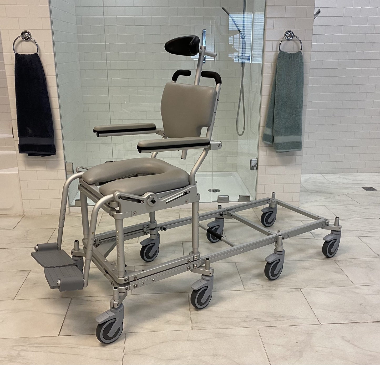 MC6000RSTilt Narrow Shower Slider System with Tilt-in-Space & Headrest