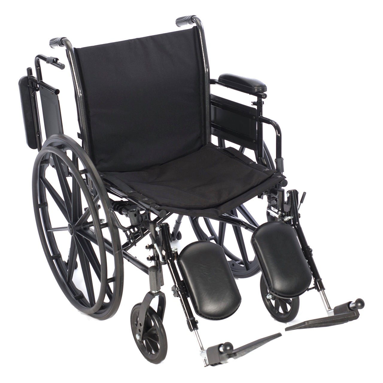 Chariot III -K3 Lightweight Wheelchair – Full Arms with Elevating Leg Rests