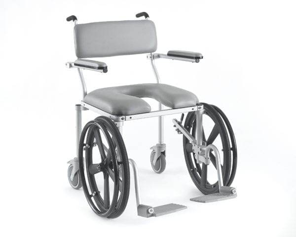 MC4220RX Bariatric Front-Wheel Roll-In Shower & Commode Chair
