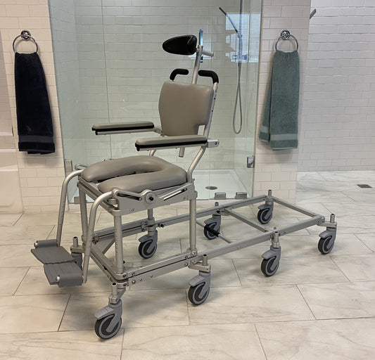 MC6000RSTilt Narrow Shower Slider System with Tilt-in-Space & Headrest