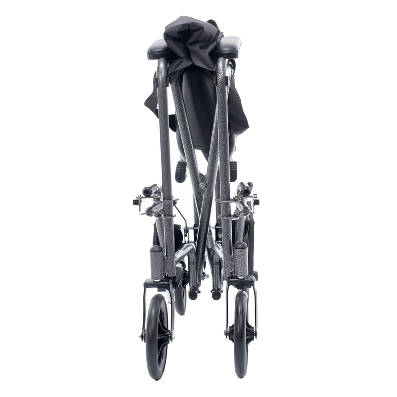 Astra Steel Transport Chair – Lightweight Folding with Swing-Away Footrests