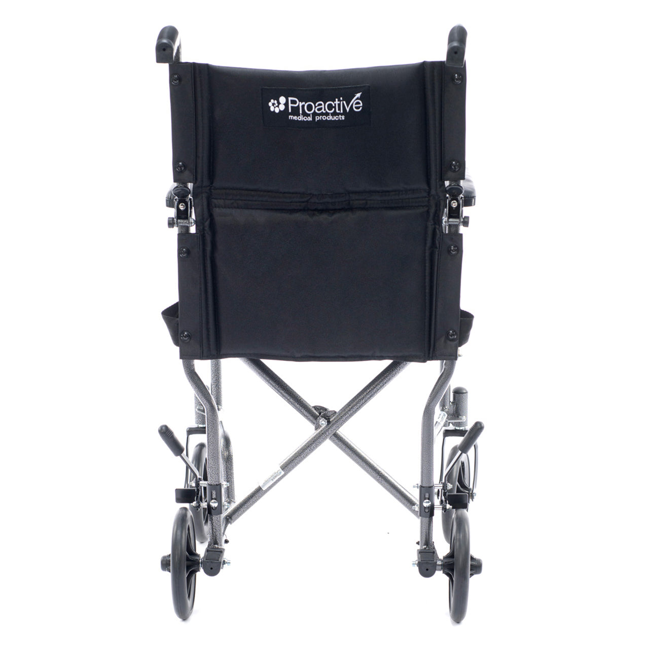 Astra Steel Transport Chair – Lightweight Folding with Swing-Away Footrests
