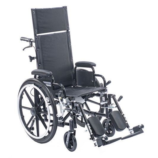 Chariot IV XTC-RC Pediatric Reclining Wheelchair – Flip-Back Desk Arms with Elevating Leg Rests
