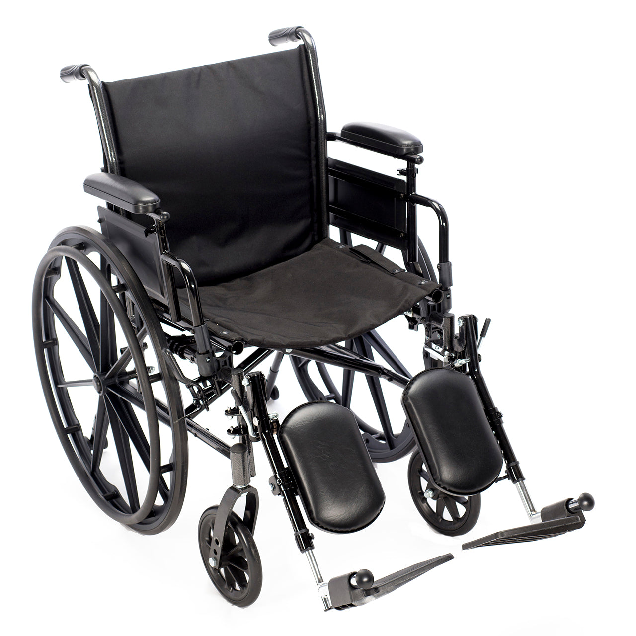 Chariot III -K3 Lightweight Wheelchair – Full Arms with Elevating Leg Rests
