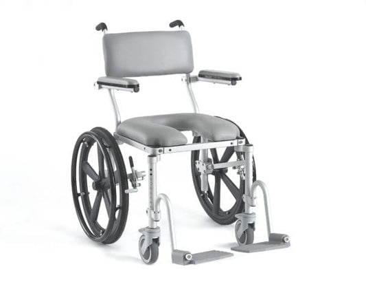 MC4020 / MC4024 Roll-In Shower & Commode Chair — Adjustable Seat Height