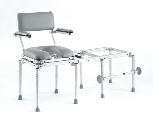 MC5000 Tub Transfer & Commode Chair – All-in-One Stationary System